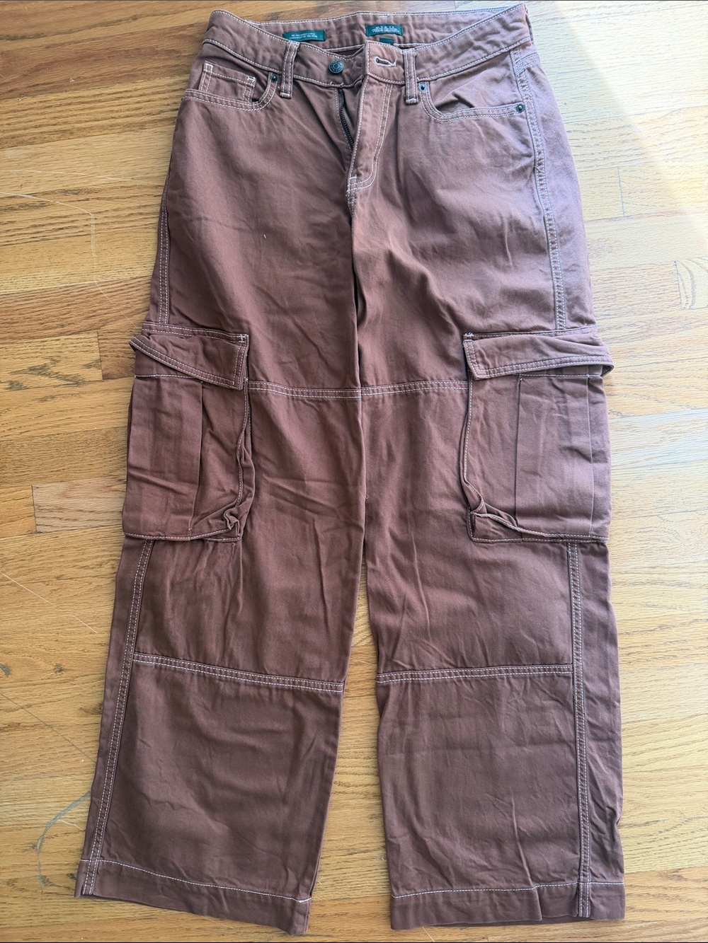 wild fable Rust Brown Cargo Pants with Utility Pockets
